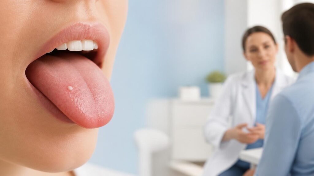 White Bump on the Tongue